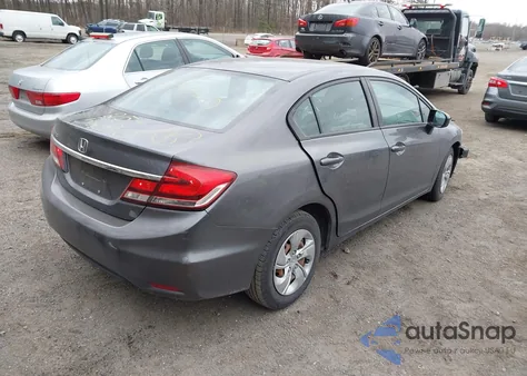 2014 Honda Civic Lx z USA, uszkodzony, nr VIN 2HGFB2F58EH531986